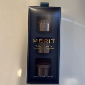 NWT Merit Mini Flush Balm Trio